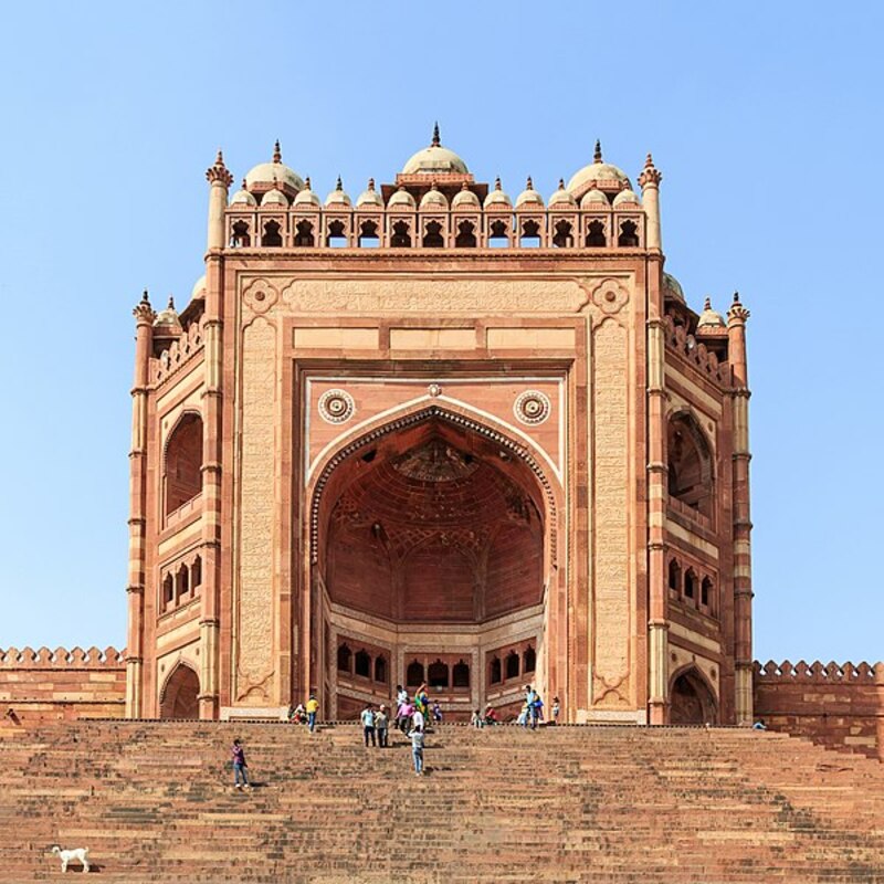De oude wijze van Fatehpur Sikri